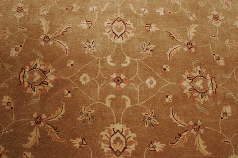 Pishavar Brown Hand Knotted 70 X 88  Area Rug 250-21958 Image 17