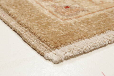 Pishavar Brown Hand Knotted 70 X 88  Area Rug 250-21958 Image 20