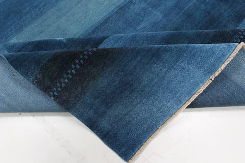 Gabbeh Blue Hand Knotted 91 X 1111  Area Rug 250-22141 Image 15