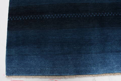 Gabbeh Blue Hand Knotted 91 X 1111  Area Rug 250-22141 Image 4