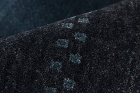 Gabbeh Blue Hand Knotted 91 X 1111  Area Rug 250-22141 Image 7
