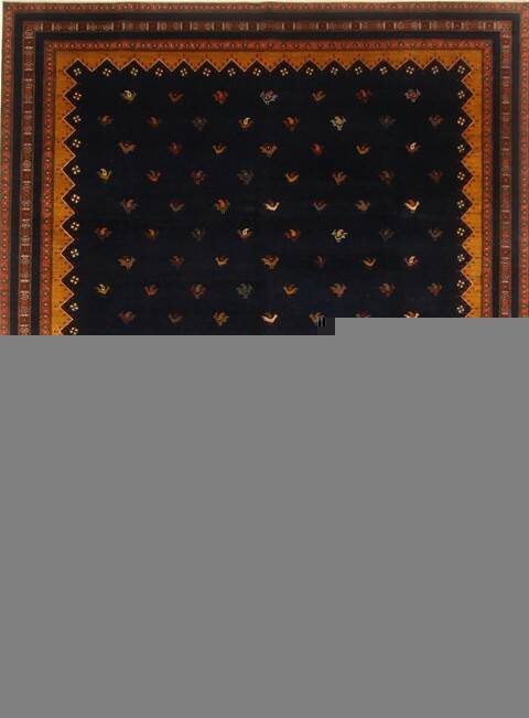 Faridan Blue Hand Knotted 90 X 121  Area Rug 250-22170 Image 0