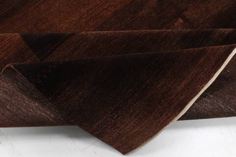 Gabbeh Brown Hand Knotted 811 X 126  Area Rug 250-22210 Image 14