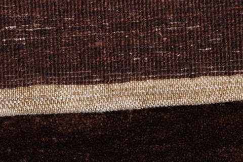 Gabbeh Brown Hand Knotted 811 X 126  Area Rug 250-22210 Image 1