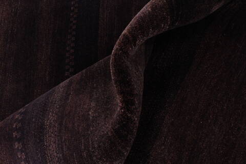 Gabbeh Brown Hand Knotted 811 X 126  Area Rug 250-22210 Image 9