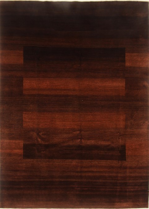 Gabbeh Brown Hand Knotted 811 X 126  Area Rug 250-22210 Image 0