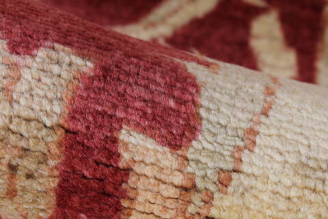 Pishavar Brown Runner Hand Knotted 29 X 1311  Area Rug 250-22280 Image 10
