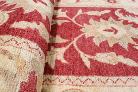 Pishavar Brown Runner Hand Knotted 29 X 1311  Area Rug 250-22280 Image 11