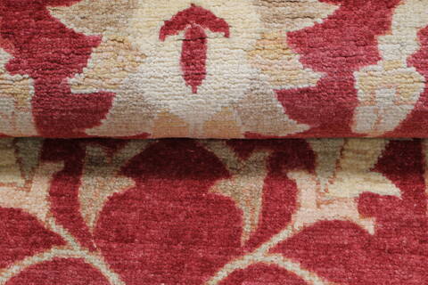 Pishavar Brown Runner Hand Knotted 29 X 1311  Area Rug 250-22280 Image 12