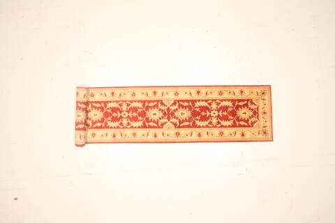 Pishavar Brown Runner Hand Knotted 29 X 1311  Area Rug 250-22280 Image 1