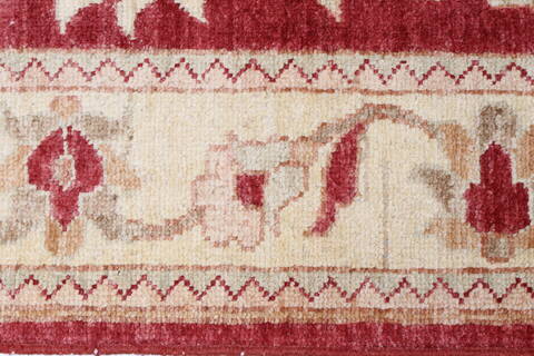 Pishavar Brown Runner Hand Knotted 29 X 1311  Area Rug 250-22280 Image 3