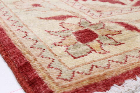 Pishavar Brown Runner Hand Knotted 29 X 1311  Area Rug 250-22280 Image 7