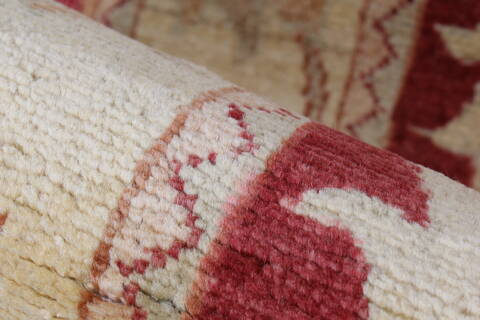 Pishavar Brown Runner Hand Knotted 29 X 1311  Area Rug 250-22280 Image 9