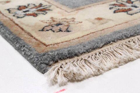 Ziegler Blue Runner Hand Knotted 26 X 131  Area Rug 250-22385 Image 5