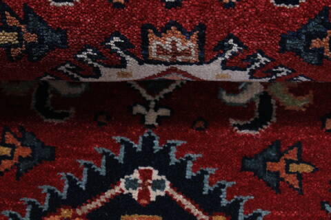 Karajeh Red Runner Hand Knotted 26 X 120  Area Rug 250-22457 Image 13