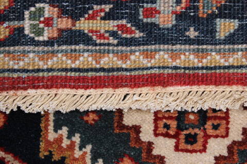 Karajeh Red Runner Hand Knotted 26 X 120  Area Rug 250-22457 Image 16