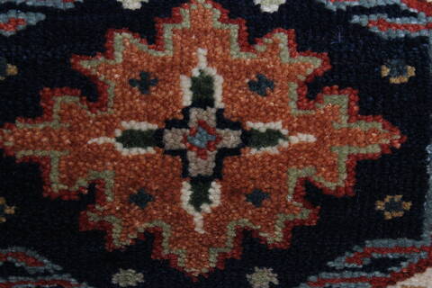 Karajeh Red Runner Hand Knotted 21 X 99  Area Rug 250-22651 Image 10