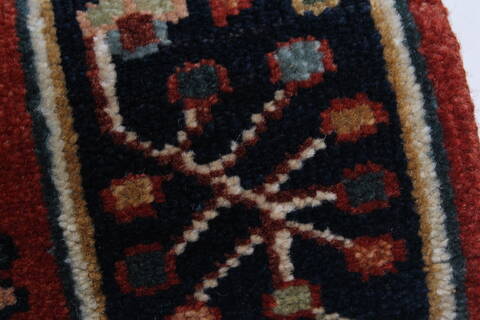 Karajeh Red Runner Hand Knotted 21 X 99  Area Rug 250-22651 Image 12