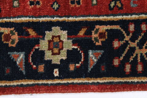 Karajeh Red Runner Hand Knotted 21 X 99  Area Rug 250-22651 Image 5