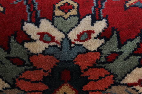Kashmir Red Runner Hand Knotted 26 X 99  Area Rug 250-22920 Image 7