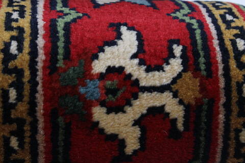 Heriz Blue Runner Hand Knotted 27 X 102  Area Rug 250-22921 Image 1
