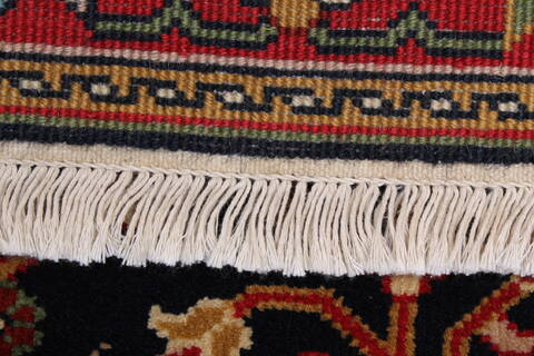 Heriz Blue Runner Hand Knotted 27 X 102  Area Rug 250-22921 Image 4