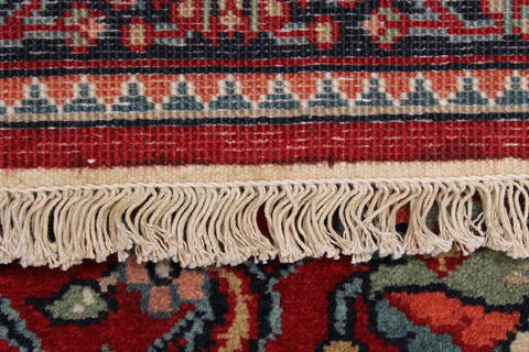 Semnan Red Runner Hand Knotted 25 X 910  Area Rug 250-22922 Image 12