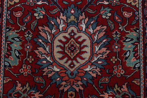 Semnan Red Runner Hand Knotted 25 X 910  Area Rug 250-22922 Image 2