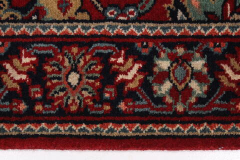 Semnan Red Runner Hand Knotted 25 X 910  Area Rug 250-22922 Image 3