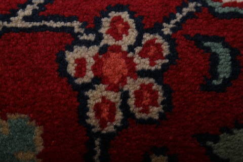 Semnan Red Runner Hand Knotted 25 X 910  Area Rug 250-22922 Image 7