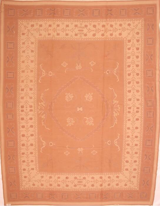 Kilim Purple Flat Woven 91 X 111  Area Rug 100-22925 Image 0