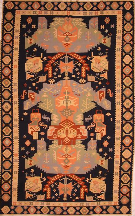 Kilim Blue Flat Woven 104 X 1511  Area Rug 100-22935 Image 0