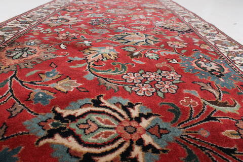 Kashmir Red Runner Hand Knotted 28 X 100  Area Rug 250-22942 Image 11