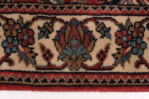 Kashmir Red Runner Hand Knotted 28 X 100  Area Rug 250-22942 Image 1