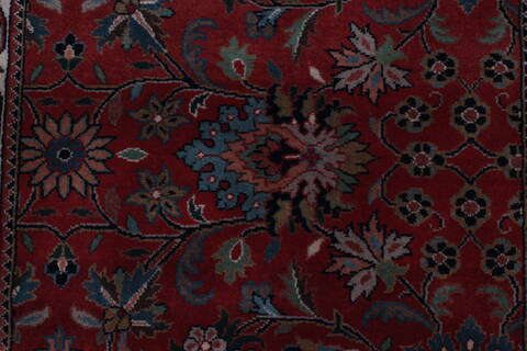Kashmir Red Runner Hand Knotted 28 X 100  Area Rug 250-22942 Image 2