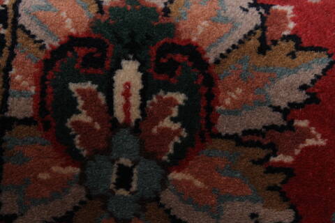 Kashmir Red Runner Hand Knotted 28 X 100  Area Rug 250-22942 Image 5