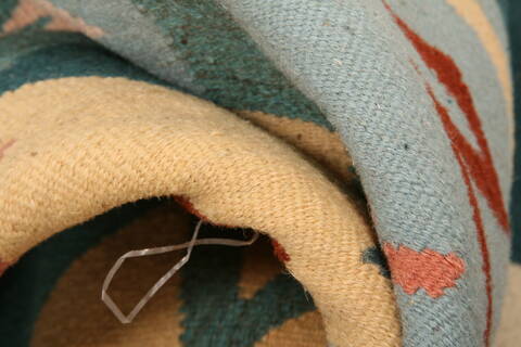 Kilim Blue Flat Woven 911 X 180  Area Rug 100-22952 Image 2