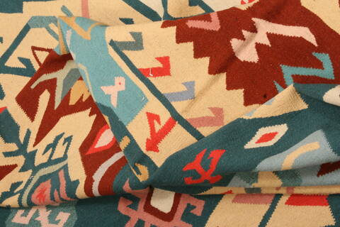 Kilim Blue Flat Woven 911 X 180  Area Rug 100-22952 Image 5