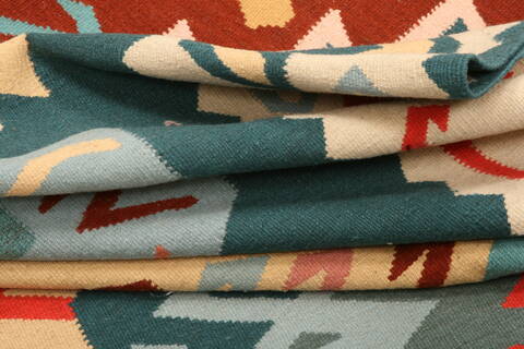 Kilim Blue Flat Woven 911 X 180  Area Rug 100-22952 Image 6