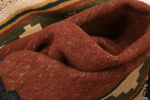 Kilim Brown Flat Woven 69 X 99  Area Rug 100-22955 Image 2