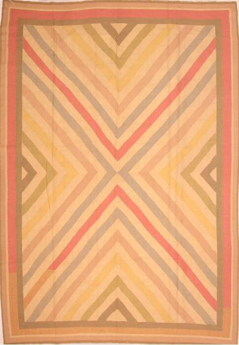 Kilim Brown Flat Woven 81 X 116  Area Rug 100-22959 Image 0