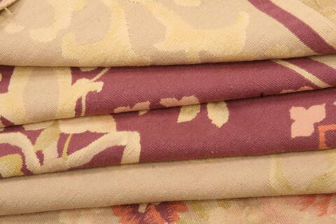 Aubusson Brown Flat Woven 90 X 126  Area Rug 100-22963 Image 5