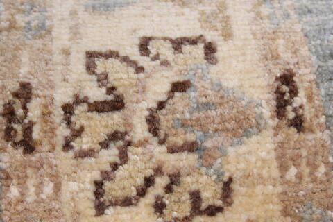 Pishavar Blue Runner Hand Knotted 29 X 910  Area Rug 250-22971 Image 10