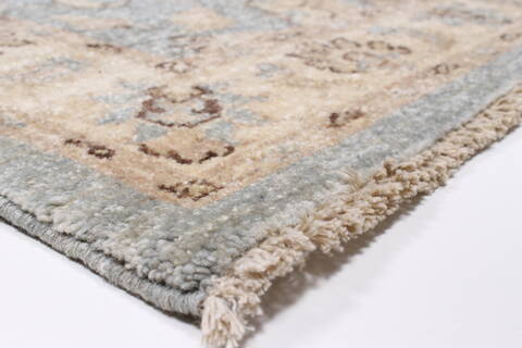 Pishavar Blue Runner Hand Knotted 29 X 910  Area Rug 250-22971 Image 7