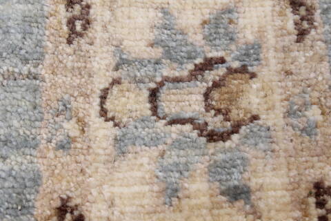 Pishavar Blue Runner Hand Knotted 29 X 910  Area Rug 250-22971 Image 9
