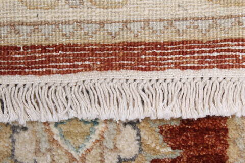 Zanjan Brown Runner Hand Knotted 27 X 911  Area Rug 250-22991 Image 11