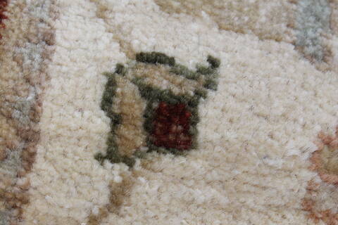 Zanjan Brown Runner Hand Knotted 27 X 911  Area Rug 250-22991 Image 6