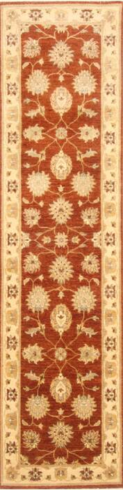 Zanjan Brown Runner Hand Knotted 27 X 911  Area Rug 250-22991 Image 0