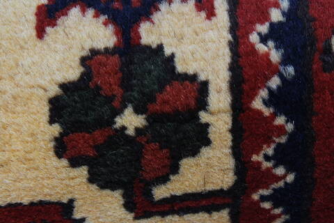 Turkman Yellow Runner Hand Knotted 29 X 103  Area Rug 250-23000 Image 11