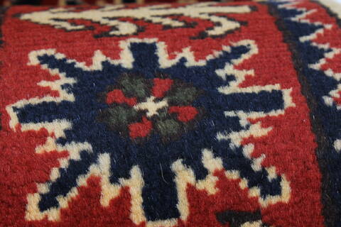 Turkman Yellow Runner Hand Knotted 29 X 103  Area Rug 250-23000 Image 12